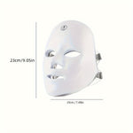 7-Color LED Facial Mask For Home Beauty Device, One-Button Operation With Adjustable Colors, Skin Care Device For Home Use