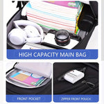 1pc 2024 Latest Model Male And Female Casual Lightweight Backpack Solid Color Backpack Large Capacity Wear-Resistant School Bag Suitable for School Travel Daily Travel Sports Fitness Backpack High Value Simple Cool Simple Coo