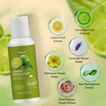 Lemon Exfoliating Gel, 2.03 Oz - Deep Cleansing & Moisturizing Facial And Body Scrub With Aloe Vera, Chamomile & Rose - Paraben-Free Skin Care For All Skin Types