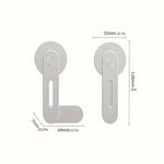 Adjustable Magnetic Phone Holder - Lightweight, Portable Side Mount for Laptop & Monitor Expansion - For Smartphones - Universal Compatibility - Perfect for Office & Home Use - Great Gift for Tech Enthusiasts