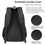 1pc Men's Large Capacity Backpack With Multiple Compartments, Stylish Travel Laptop Storage Backpack